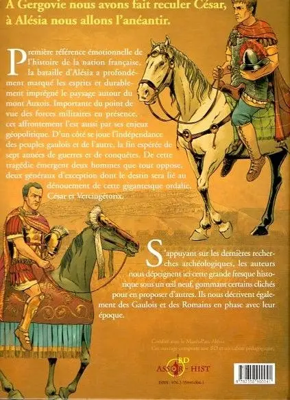 Verso de l'album Roma AB VRBE Condita Tome 1 Alésia