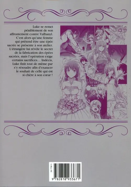 Verso de l'album The Sacred Blacksmith 9