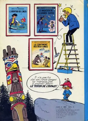 Verso de l'album Le Scrameustache Tome 3 Le continent des deux lunes