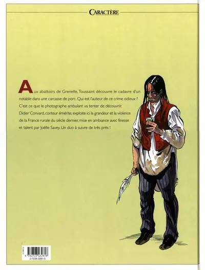 Verso de l'album Souvenirs de Toussaint Tome 5 Sang de porc ou la fée verte