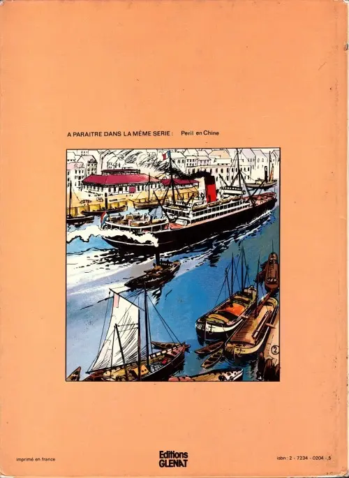 Verso de l'album Les aventures de Steve Severin Tome 1 Le grand départ