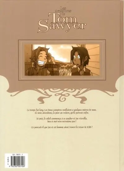 Verso de l'album Les Aventures de Tom Sawyer Tome 4 Le trésor du capitaine Kidd