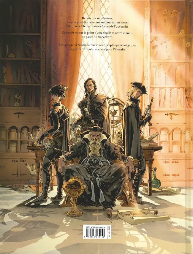 Verso de l'album Arthus Trivium Tome 2 Le Troisième Magicien