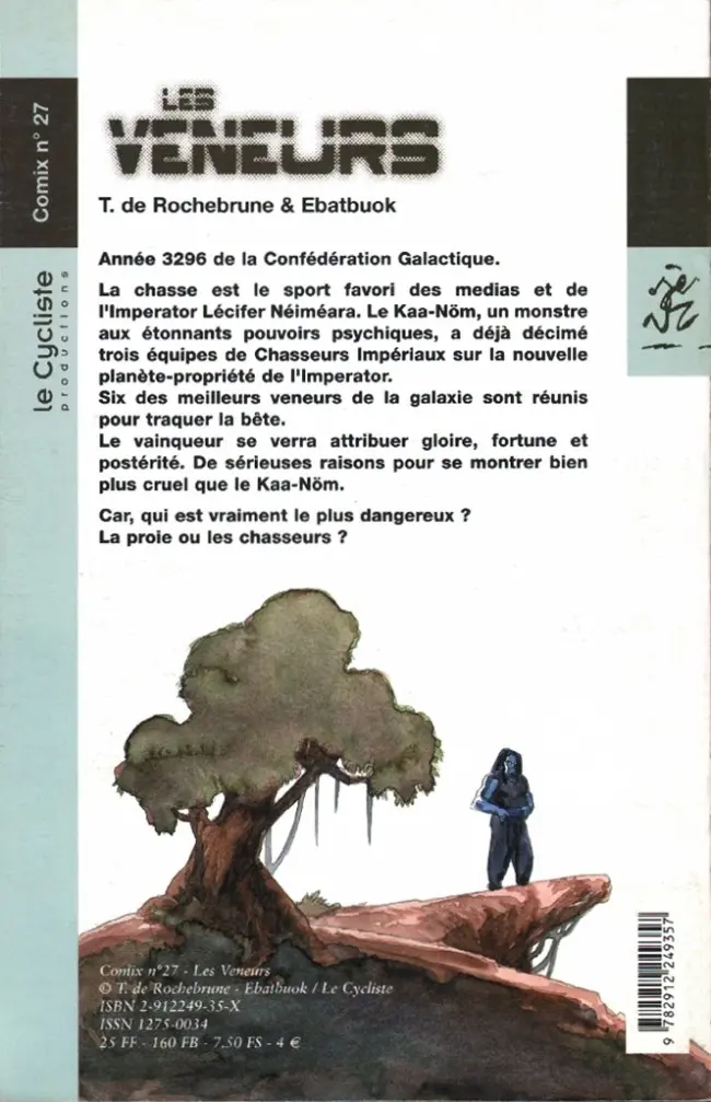 Verso de l'album Les Veneurs