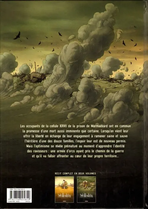 Verso de l'album Wollodrïn Tome 2 Le matin des cendres 2/2
