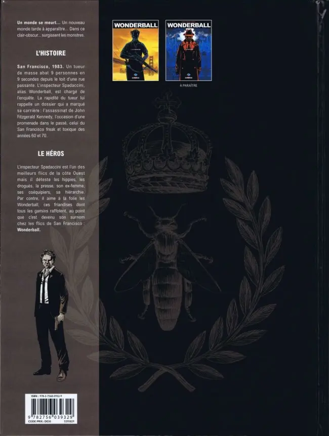 Verso de l'album Wonderball Tome 1 Le chasseur