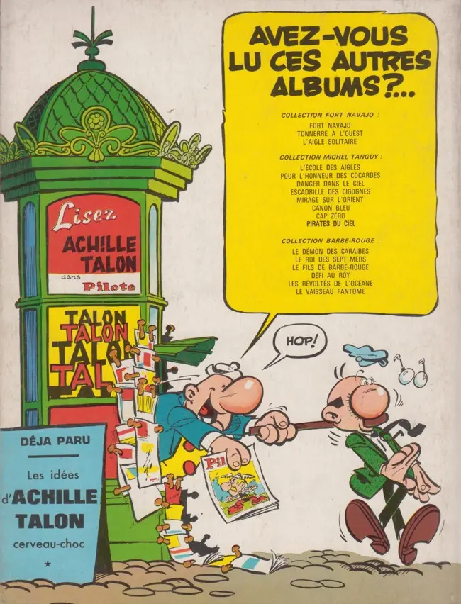Verso de l'album Achille Talon Tome 2 Achille Talon aggrave son cas !