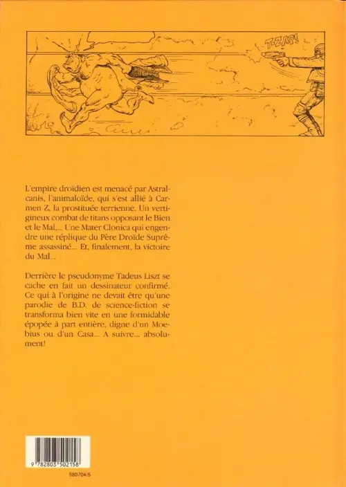 Verso de l'album L'Au-delà Sous la peau du temps