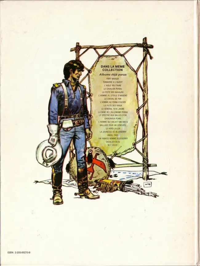 Verso de l'album Blueberry Tome 4 Le cavalier perdu