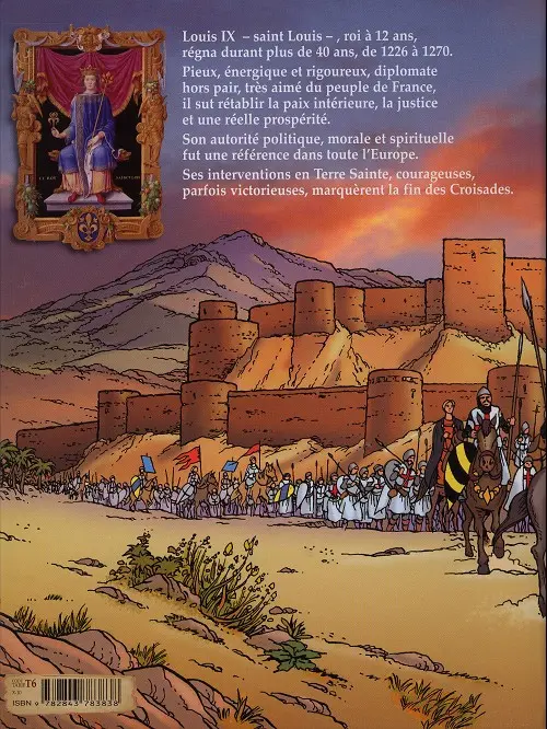 Verso de l'album Avec Saint Louis
