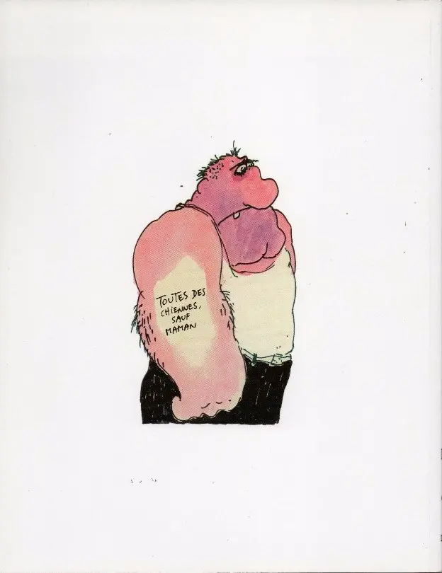 Verso de l'album Les Copines