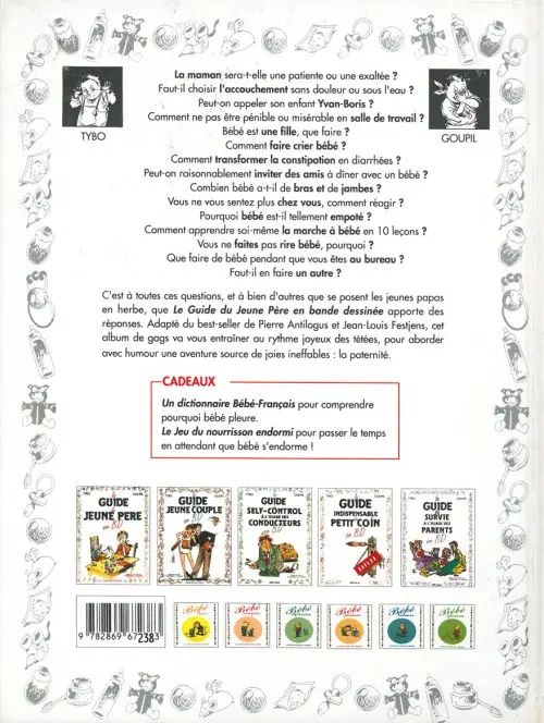 Verso de l'album Le Guide Tome 1 Le guide du jeune père