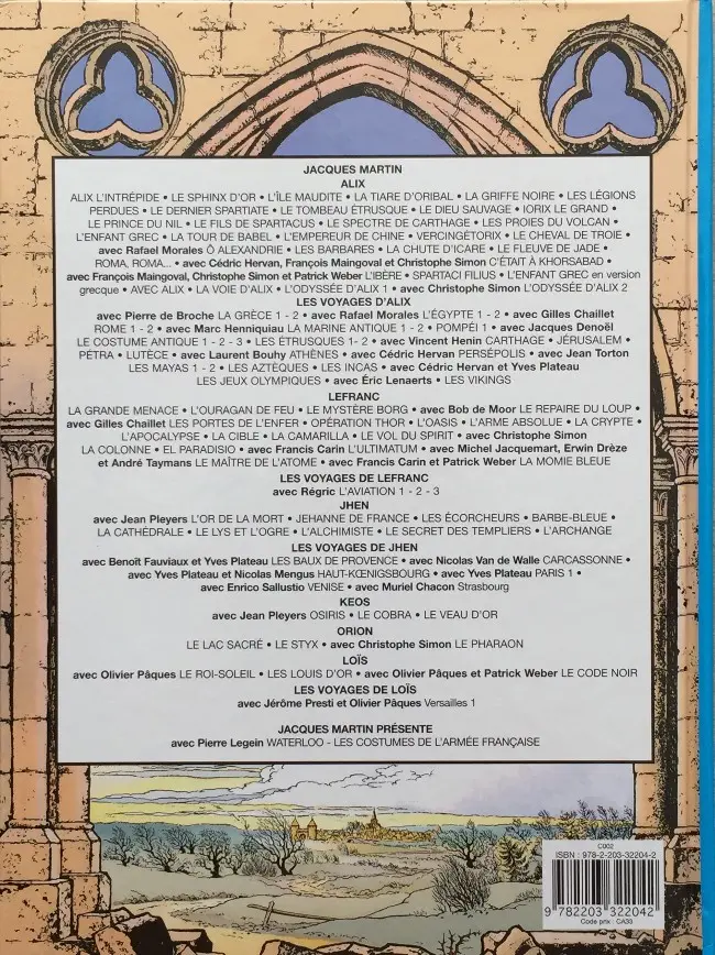 Verso de l'album Jhen Tome 6 Le lys et l'ogre