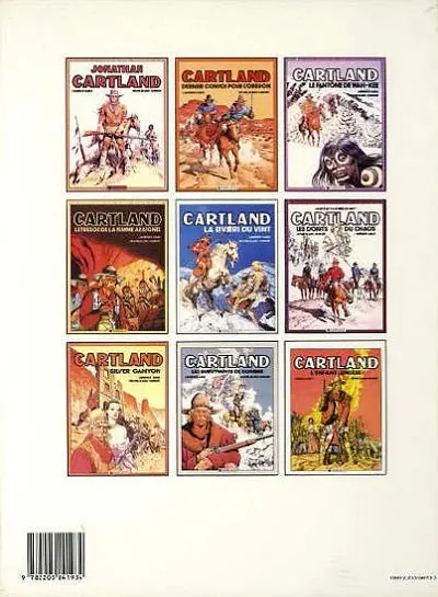 Verso de l'album Jonathan Cartland Tome 5 La rivière du vent
