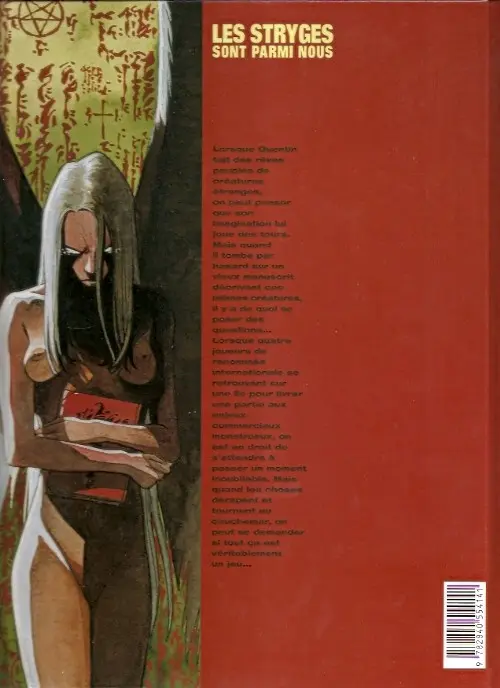 Verso de l'album Le Maître de jeu Tome 1 Testament