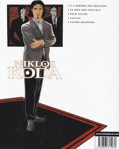 Verso de l'album Niklos Koda Tome 2 Le Dieu des chacals