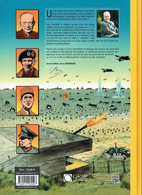 Verso de l'album Overlord 6 juin 1944