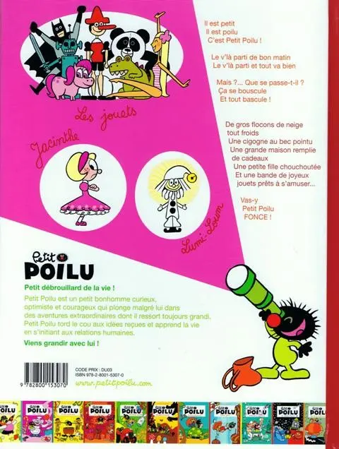 Verso de l'album Petit Poilu Tome 6 Le cadeau poilu