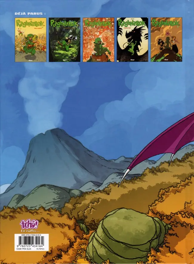 Verso de l'album Raghnarok Tome 1 Dragon junior