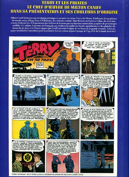 Verso de l'album L'intégrale couleur de Terry and the pirates Volume 1 1934-1935