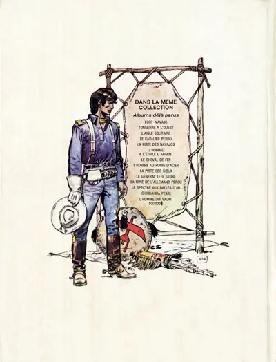 Verso de l'album Blueberry Tome 14 L'homme qui valait 500 000 $