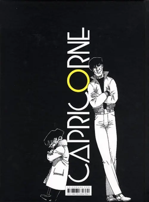 Verso de l'album Capricorne Tome 1
