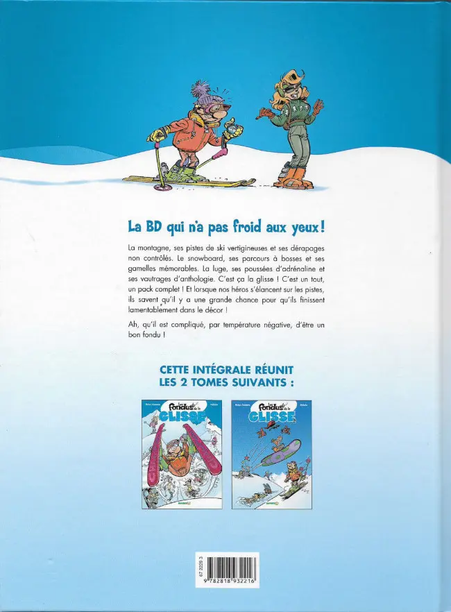 Verso de l'album Les Fondus Les fondus de la glisse - L'intégrale