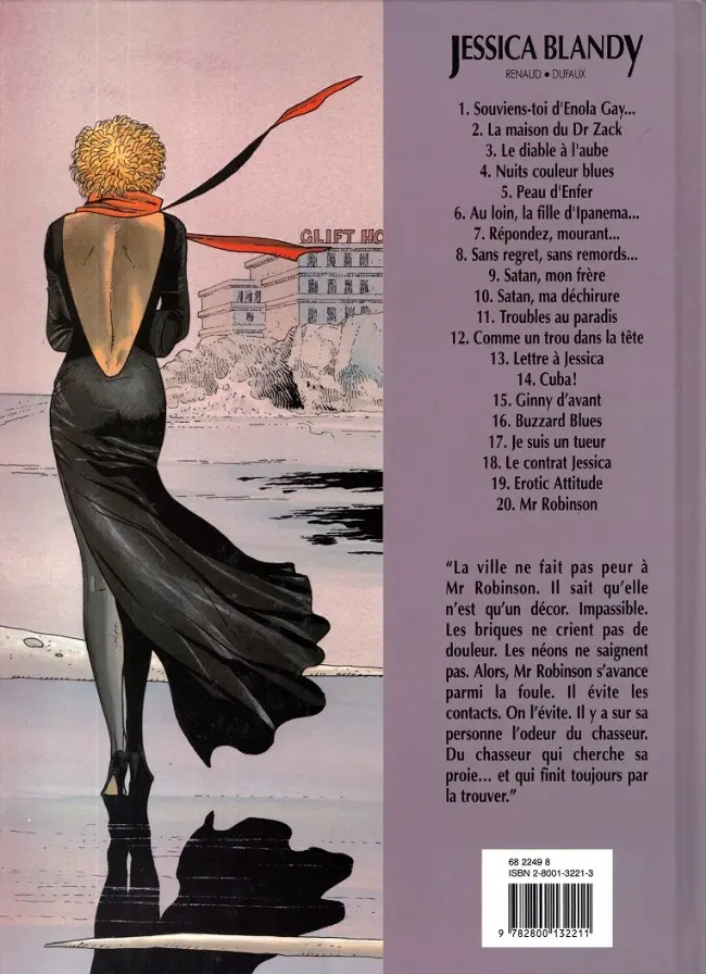 Verso de l'album Jessica Blandy Tome 20 Mr Robinson