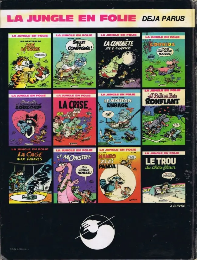 Verso de l'album La Jungle en folie Tome 12 Le trou du chou-fleur
