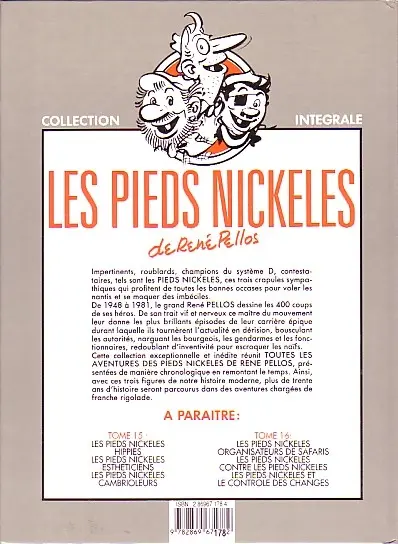 Verso de l'album Les Pieds Nickelés Tome 14