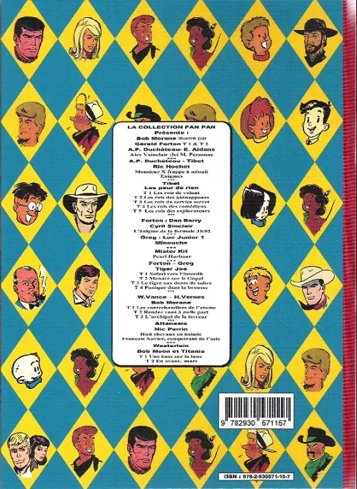 Verso de l'album Ric Hochet : Enigmes 2