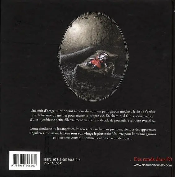 Verso de l'album La monstrueuse histoire d'un petit garçon moche et d'une petite fille vraiment très laide