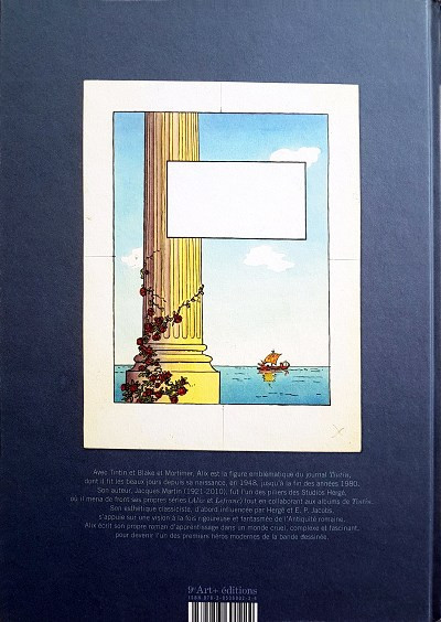 Verso de l'album Alix Alix - L'art de Jacques Martin