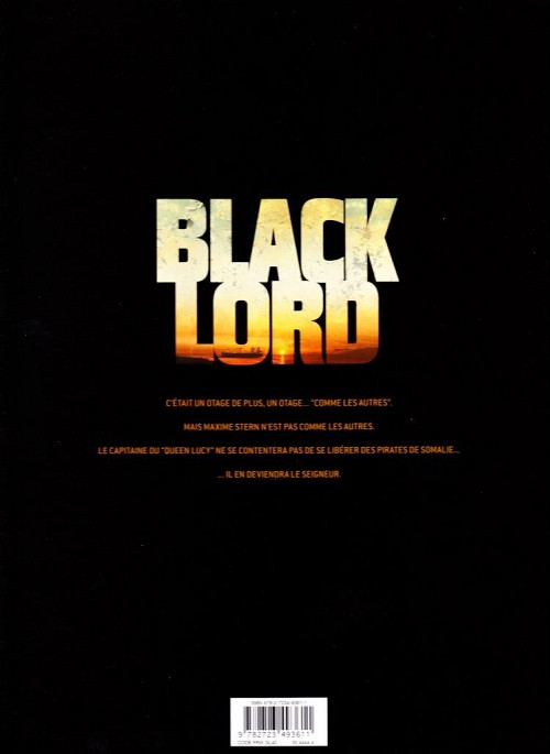 Verso de l'album Black Lord Tome 1 Somalie : année 0