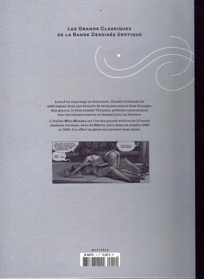 Verso de l'album Les Grands Classiques de la Bande Dessinée Érotique - La Collection Tome 14 Le Déclic - Tome 3