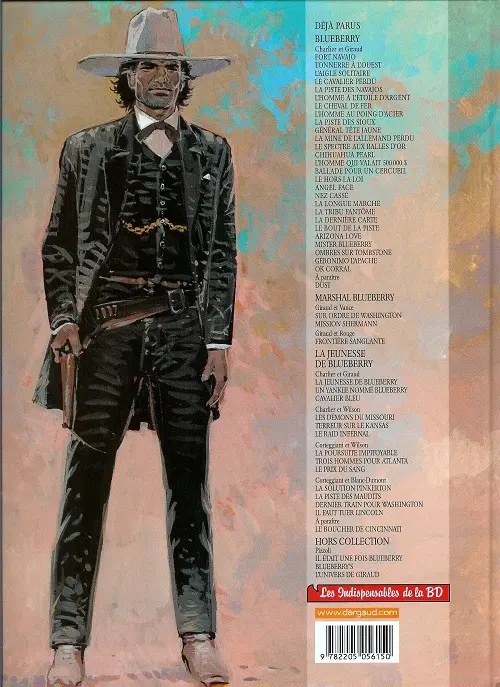 Verso de l'album Blueberry Tome 24 Mister Blueberry