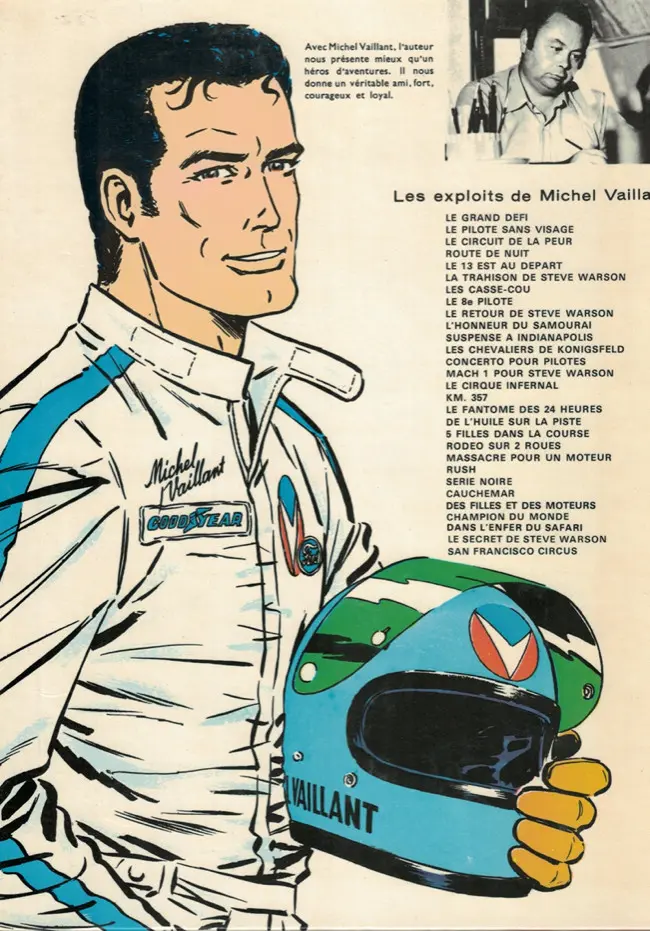 Verso de l'album Michel Vaillant Tome 20 Rodéo sur 2 roues
