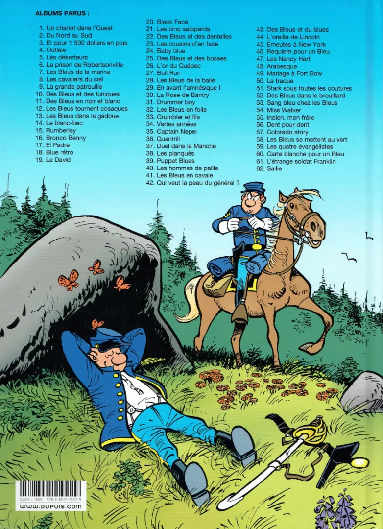Verso de l'album Les Tuniques Bleues Tome 33 Grumbler et fils