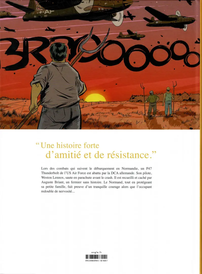 Verso de l'album Tranquille courage