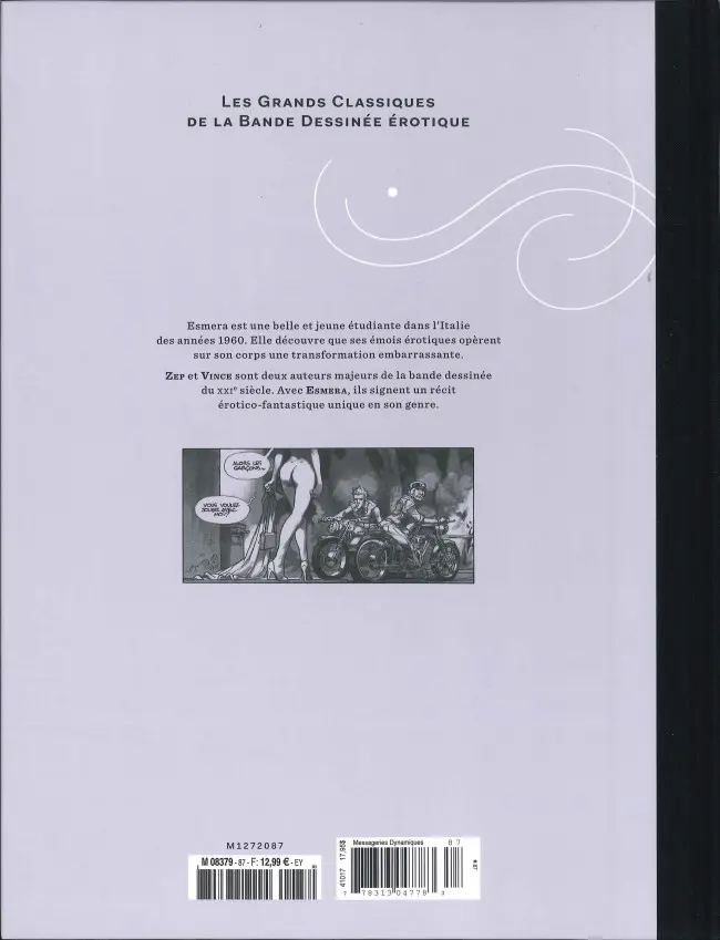 Verso de l'album Les Grands Classiques de la Bande Dessinée Érotique - La Collection Tome 87 Esmera