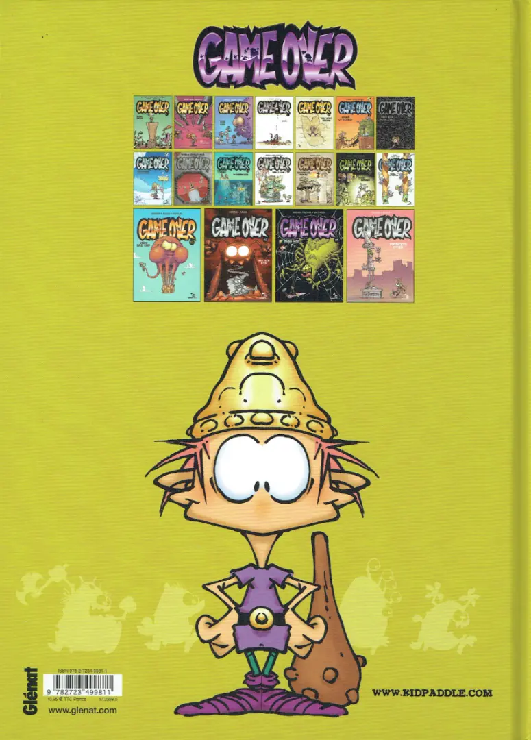 Verso de l'album Game over Tome 17 Dark Web