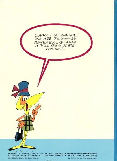 Verso de l'album Chaminou Tome 1 Chaminou et le Khrompire