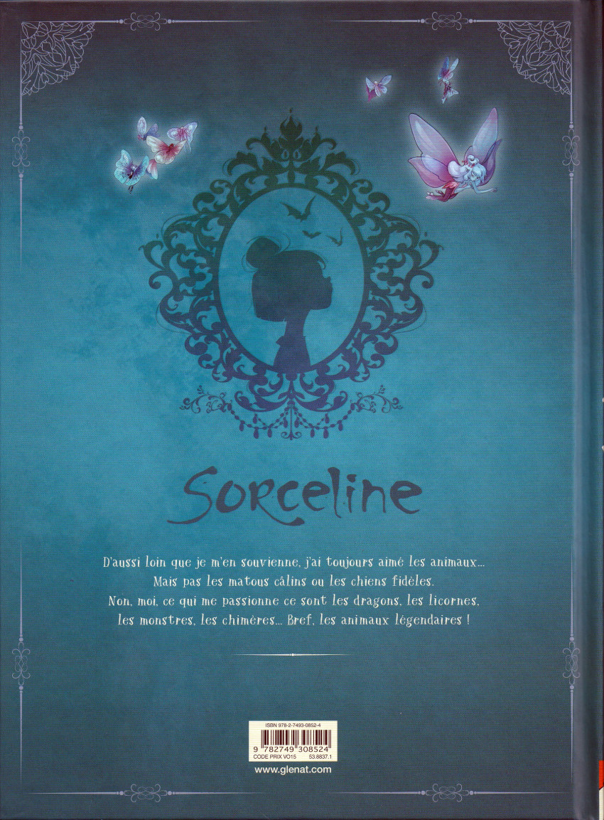 Verso de l'album Sorceline Tome 1 Un jour je serai fantasticologue !