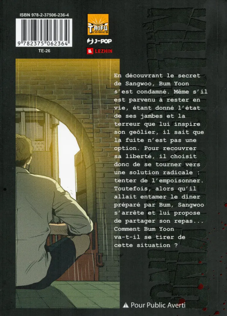 Verso de l'album Killing Stalking 2