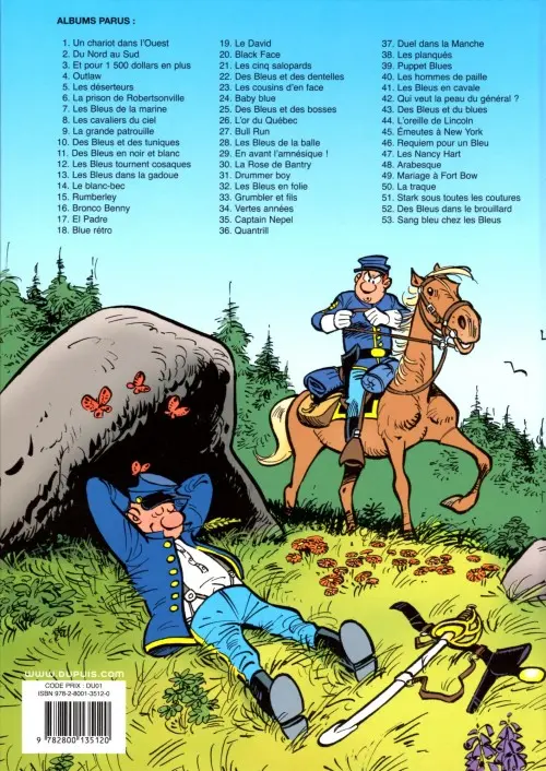 Verso de l'album Les Tuniques Bleues Tome 48 Arabesque