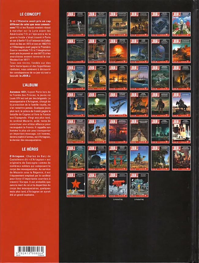Verso de l'album Jour J Tome 38 Le Dernier Mousquetaire 1/2