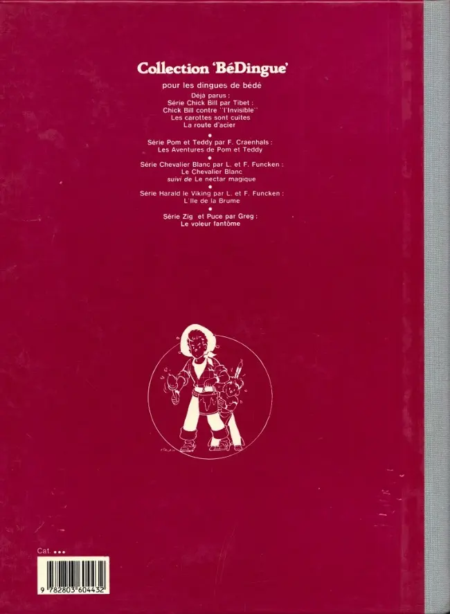 Verso de l'album Chick Bill Tome 3 La route d'acier