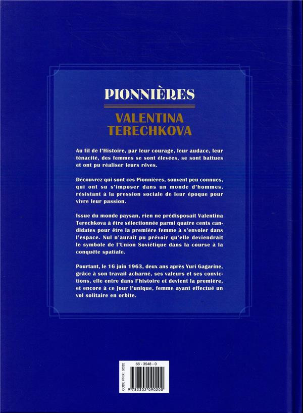 Verso de l'album Pionnières 3 Valentina Terechkova, cosmonaute