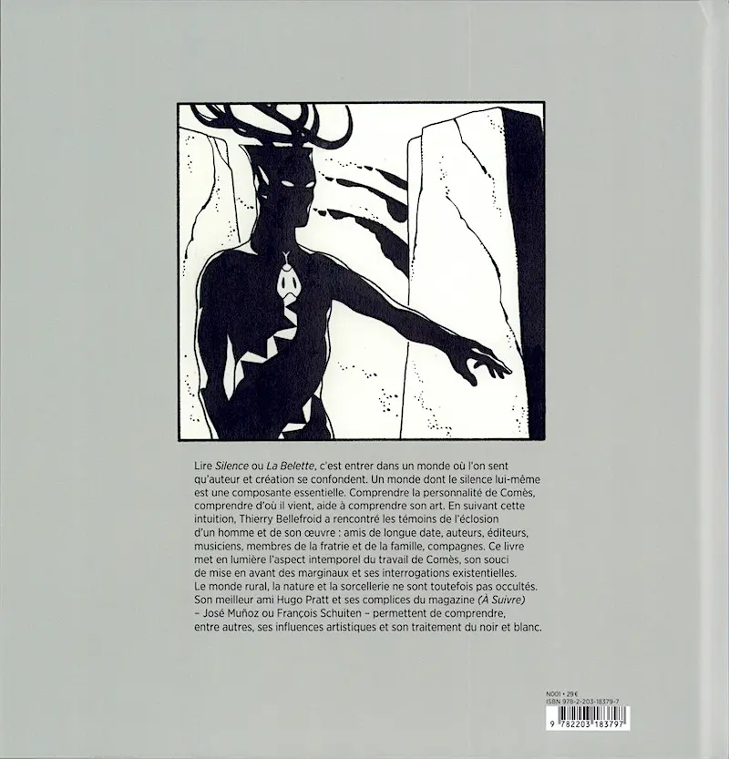Verso de l'album Silence D'ombre et de silence