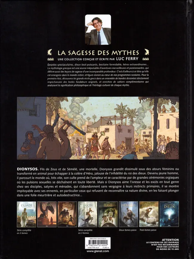Verso de l'album Dionysos